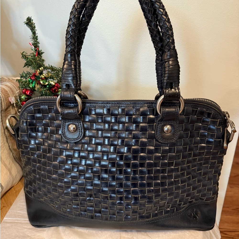 Patricia Nash Augusta Discovery satchel woven